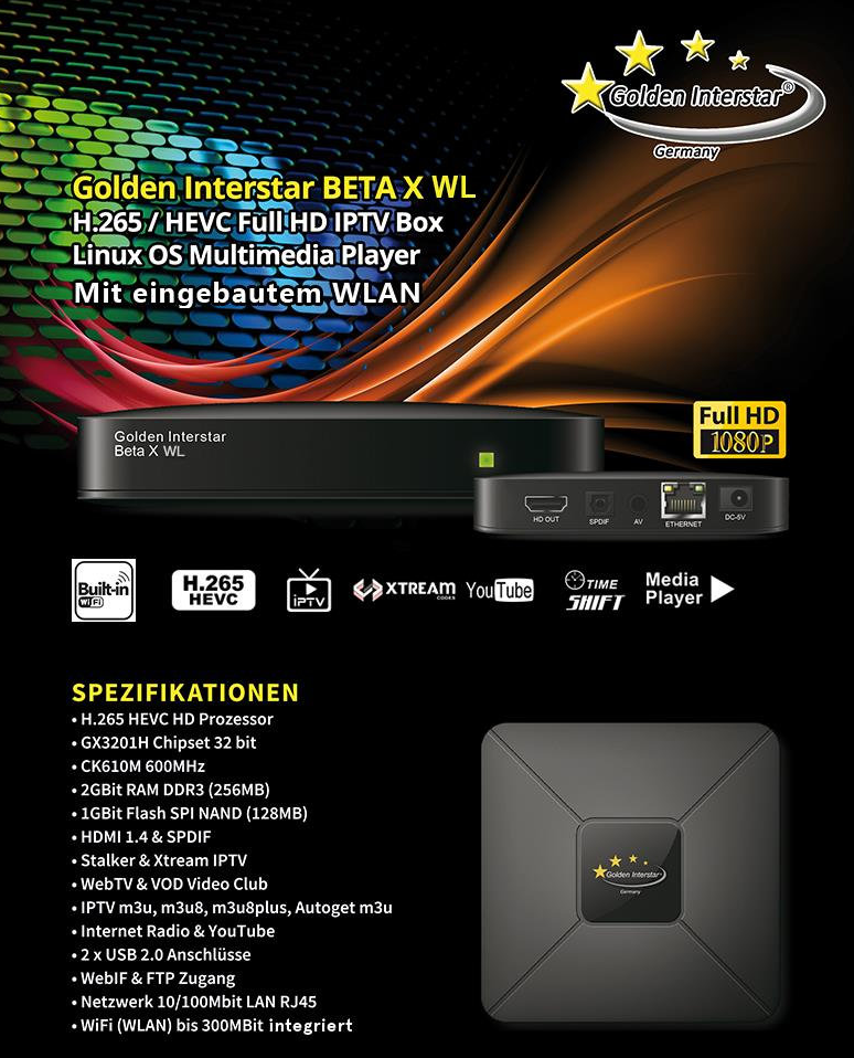 Beta X WL Multimedia Box