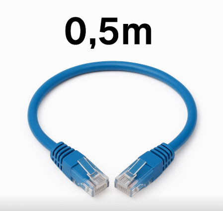 PATCH CORD – CAT5E CCA 0.5M