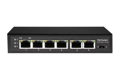 POE SWITCH – 4×100MBPS +2 UPLINK