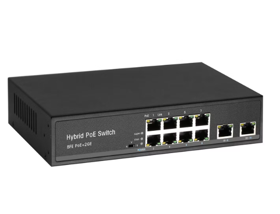 POE SWITCH – 8×100MBPS +2 UPLINK