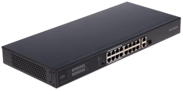 POE SWITCH – 16×100MBPS +2 GIGABIT +1 SFP
