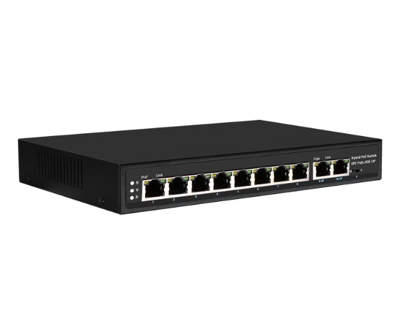 POE SWITCH – 8×1000MBPS +2 GIGABIT