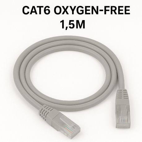 PATCH CORD – CAT6 OXYGEN-FREE 1.5M
